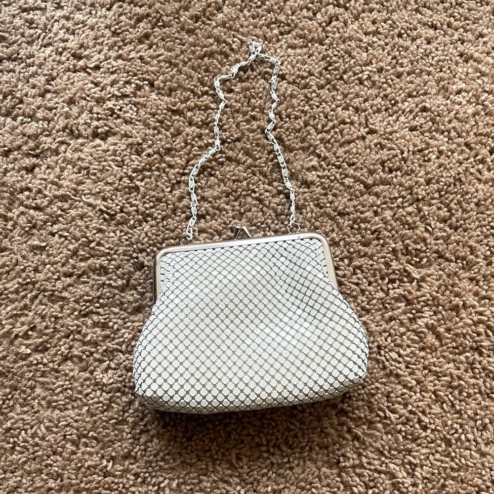 Small Women clutch metal mesh sequins purse